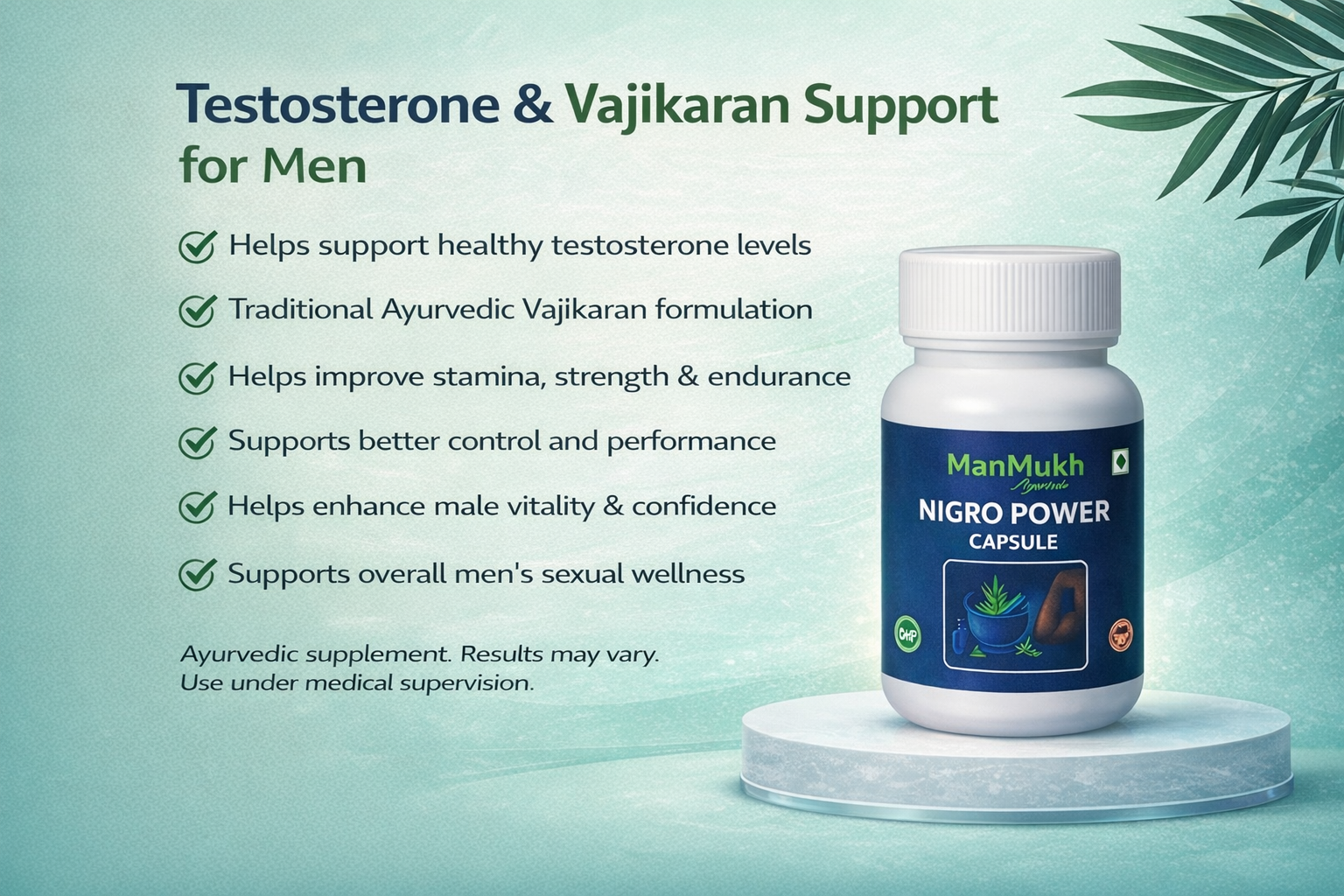 Nigro Power Capsules – Men’s Vitality & Wellness Support (60 Capsules)