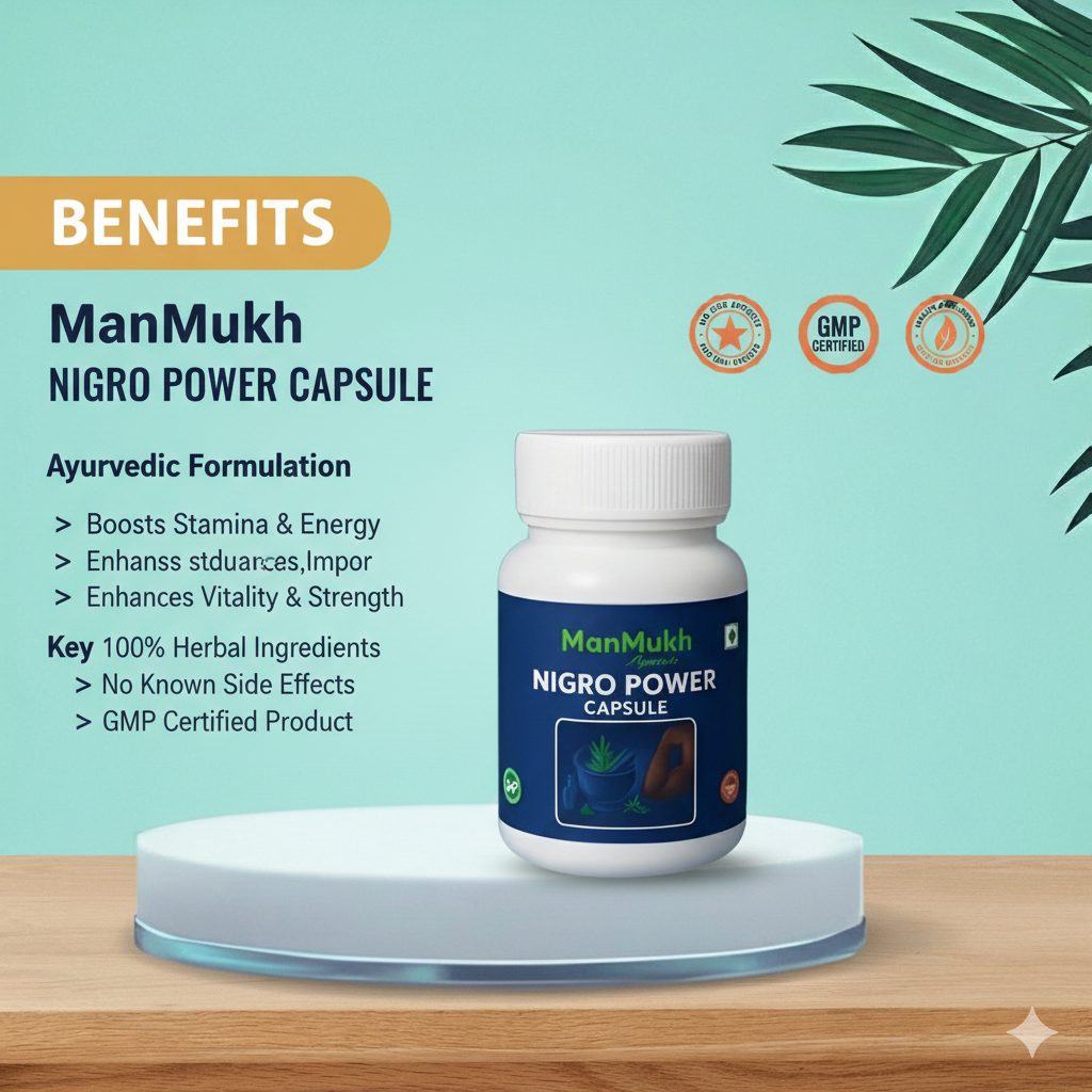 Nigro Power Capsules – Men’s Vitality & Wellness Support (60 Capsules)